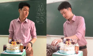 "Mỹ nam" bạn đang ngắm là một giáo viên dạy Toán, và quan trọng là còn ĐỘC THÂN!