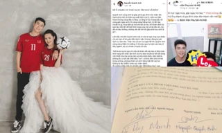 Dân mạng khui bằng chứng vợ cầu thủ Duy Mạnh sinh con ở viện công nhưng kể là viện tư?