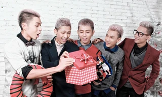 Các 'hotboy' nhóm 365 tưng bừng đón Giáng sinh