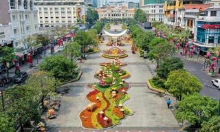 17h chiều nay, Đường hoa Nguyễn Huệ sẽ đóng cửa để thu dọn