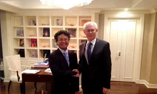 Ông Đặng Thành Tâm gặp Chủ tịch Hội đồng châu Âu