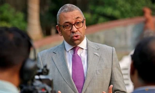 Ngoại trưởng Anh James Cleverly. (Ảnh: Reuters)
