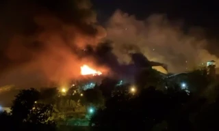 Hiện trường vụ cháy. (Ảnh: CNN)