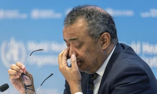 Tổng giám đốc WHO Tedros Adhanom Ghebreyesus trong cuộc họp báo ngày 15/12