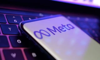 Logo của Meta. (Ảnh: Reuters)