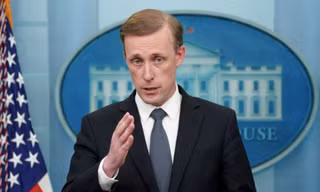 Cố vấn an ninh quốc gia Mỹ Jake Sullivan. (Ảnh: Reuters)