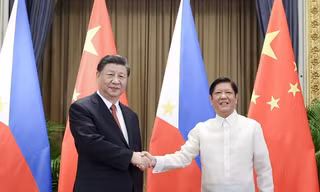 Tổng thống Philippines Ferdinand Marcos Jnr trong dịp gặp Chủ tịch Trung Quốc Tập Cận Bình tại Bangkok