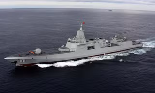 Tàu khu trục Type 055 Nam Xương của Hải quân Trung Quốc. (Ảnh: PLA)
