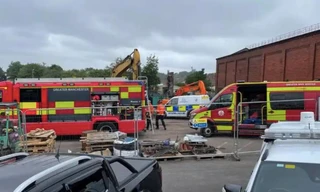 Khu vực nơi xảy ra vụ hoả hoạn