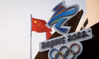 Logo của Olympic Bắc Kinh 2022. (Ảnh: Reuters)