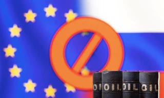 Một số nước thành viên EU chưa thể áp dụng ngay chính sách dừng nhập khẩu dầu mỏ từ Nga. (Đồ hoạ: Reuters)