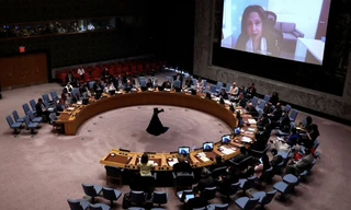 Trong một phiên họp của Hội đồng Bảo an LHQ ngày 6/6. (Ảnh: Reuters)