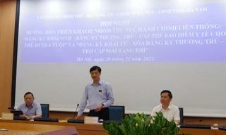 Triển khai thí điểm 2 nhóm dịch vụ công liên thông tại Hà Nội và Hà Nam