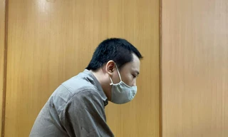 Nguyễn Hải tại phiên tòa ngày 5/4.