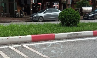 Nạn nhân tại hiện trường. Ảnh: N.L