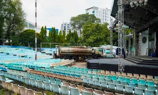 Cảnh hoang tàn ở sân khấu Lan Anh, Trống Đồng khi dừng hoạt động