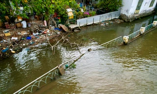 Sạt lở nghiêm trọng kéo dài, kè Thanh Đa nguy cơ bị nhấn chìm