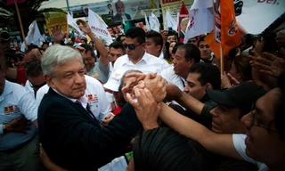 Tổng thống Mexico Andrés Manuel López Obrador tại một sự kiện ở TP Mexico. (Ảnh: Flickr)