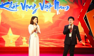 Đại biểu Nguyễn Anh Thư và đại biểu Ngô Quý Đăng tham luận tại Đại hội Tài năng trẻ Việt Nam lần thứ III năm 2020