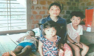 Một gia đình nghèo cần giúp đỡ