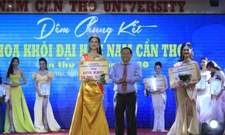 Nữ sinh Lê Thị Tường Vy đăng quang Hoa khôi đại học Nam Cần Thơ