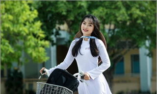 Hình ảnh dễ thương 'nét đẹp học trò' nhớ về một thời áo trắng