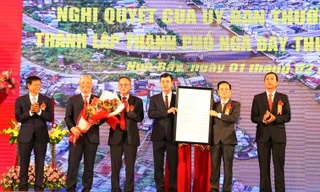 Thị xã Ngã Bảy trở thành thành phố