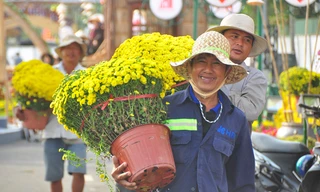 'Trâu lái phi thuyền' và nhiều mô hình đẹp mắt tại đường hoa Xuân Cần Thơ 