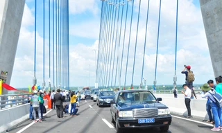 Bộ GTVT khánh thành cầu Vàm Cống 5.500 tỷ nối Cần Thơ với Đồng Tháp