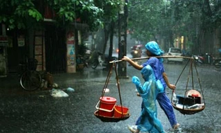 Hà Nội mưa rào và dông