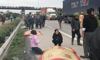 Hiện trường vụ tai nạn chiều 21/1.