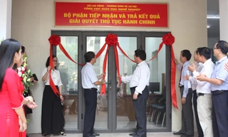 Bộ phận Tiếp nhận và Trả kết quả giải quyết thủ tục hành chính của Tổng cục Giáo dục Nghề nghiệp chính thức đi vào hoạt động.