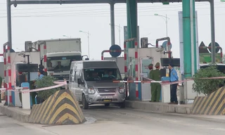 Hình ảnh BOT Mỹ Lộc trong ngày thu phí trở lại