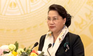 Chủ tịch Quốc hội Nguyễn Thị Kim Ngân phát biểu chỉ đạo tại Hội nghị triển khai nhiệm vụ năm 2020 của Bộ LĐ-TB&XH.