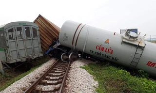 Hiện trường vụ tai nạn.