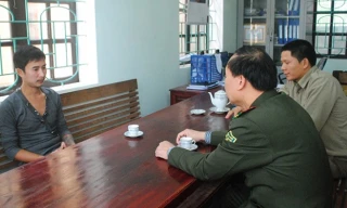 Nguyễn Văn Cường tại cơ quan điều tra.