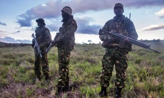 Lực lượng xạ thủ bảo vệ tê giác tại khu bảo tồn Borana của Kenya. Nguồn: BBC.