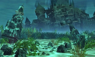 Thành phố cổ Atlantis theo hình dung của Berlitz. Ảnh: boaterexam.com.