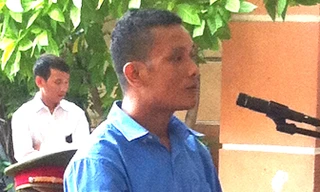 Dùng xà beng đập nhầm chết bạn, Sơn Tinh nay lãnh án tù chung thân. Ảnh: Tân Châu.