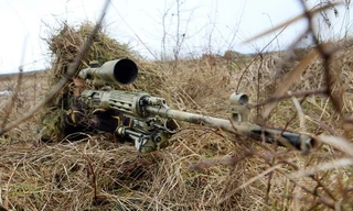 Mục kích lính bắn tỉa Nga ngụy trang 'xuất quỷ nhập thần'