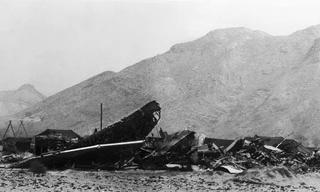 Xác chiếc máy bay B-52 gặp nạn ở Palomares. Ảnh: ABC news.