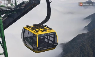 Đi cáp treo trải nghiệm cảnh sắc tuyệt đẹp trên đỉnh Fansipan