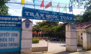 Trường tiểu học Trần Quốc Tuấn nơi xảy ra vụ nổ.