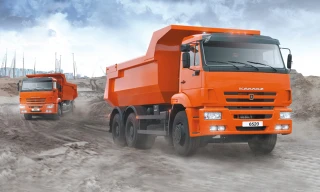 Dòng xe Kamaz được sử dụng nhiều trong ngành khai khoáng của Việt Nam. Ảnh: Nhật Nga