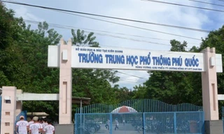 Điểm thi "2 trong 1" tại Phú Quốc được đặt tại trường THPT Phú Quốc.
