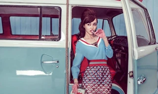 Tiểu hoa đán gợi cảm hút hồn với phong cách retro