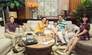 Khoảnh khắc ấm áp của gia đình Thúy Hạnh trong dịp năm mới.