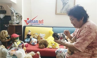 NSƯT Minh Vượng và bộ sưu tập thú nhồi bông.