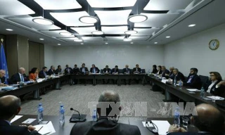 Vòng đàm phán ở Geneva (Thụy Sĩ). Ảnh: AFP/TTXVN.