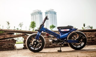 Tròn mắt với Honda Cub độ gắp đơn của thợ Hà Nội